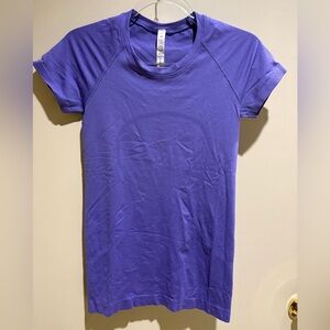 Women's Purple Short Sleeve Top